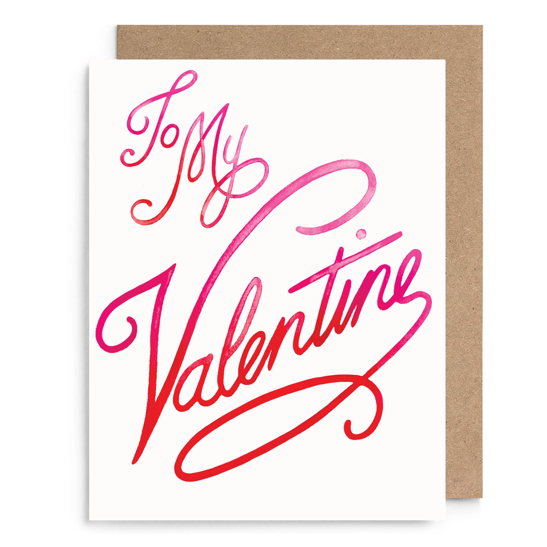 To My Valentine Card