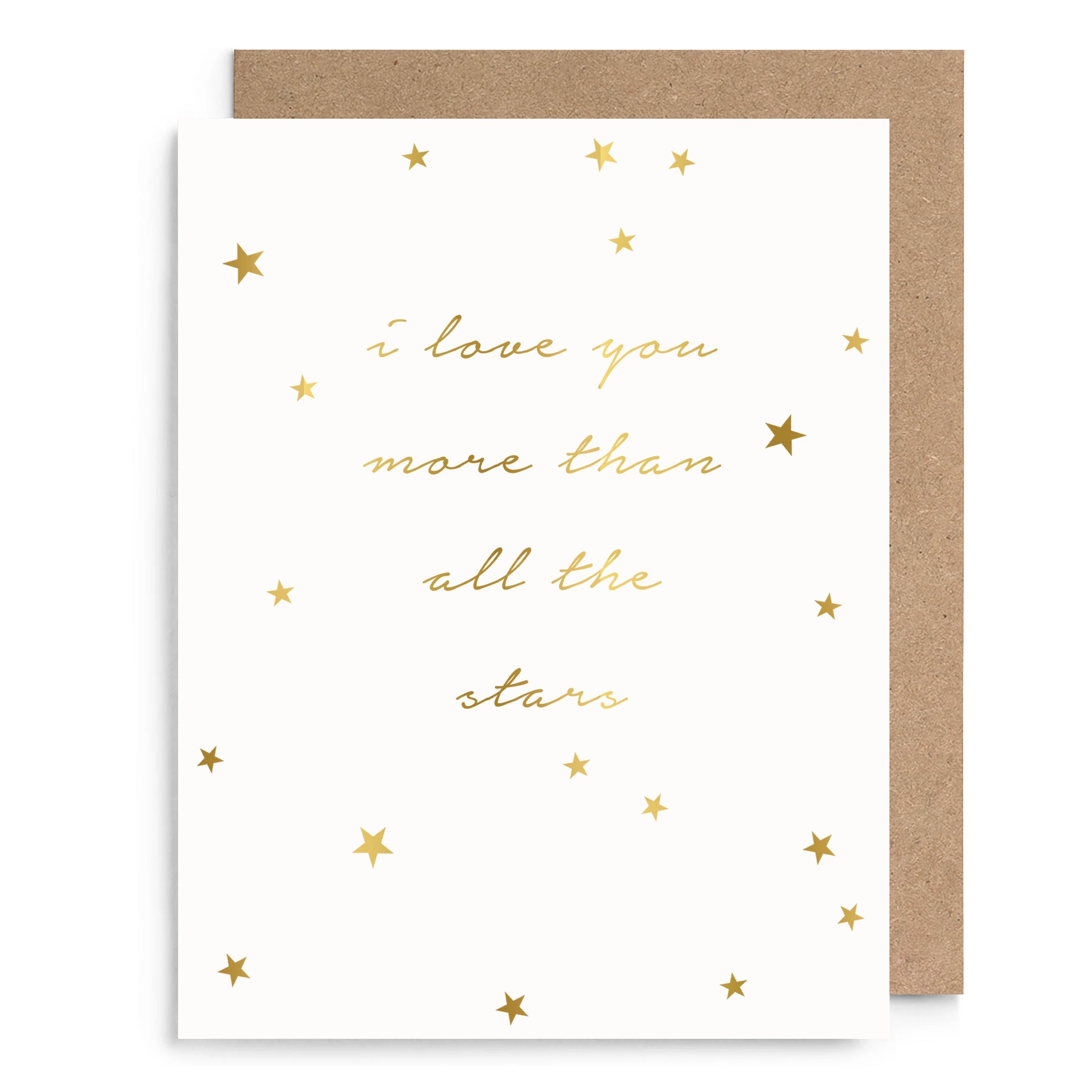 I Love You More Than All The Stars Card