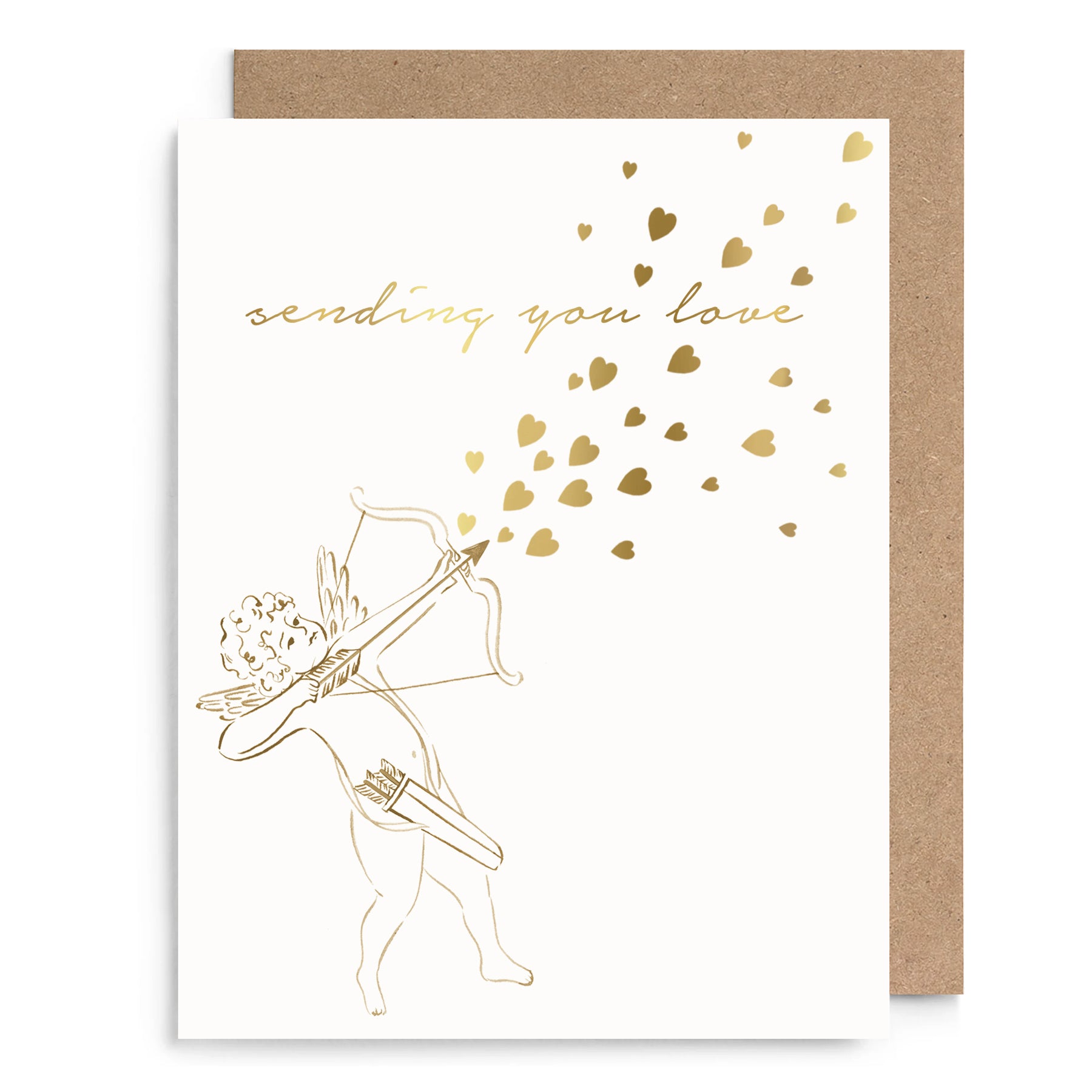 Cupid Sending You Love Card
