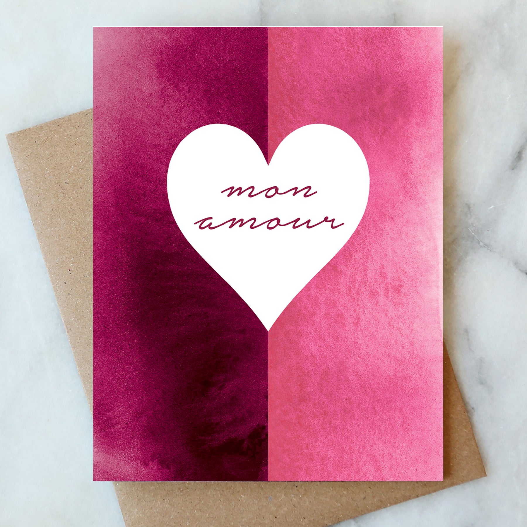 Mon Amour Love Card