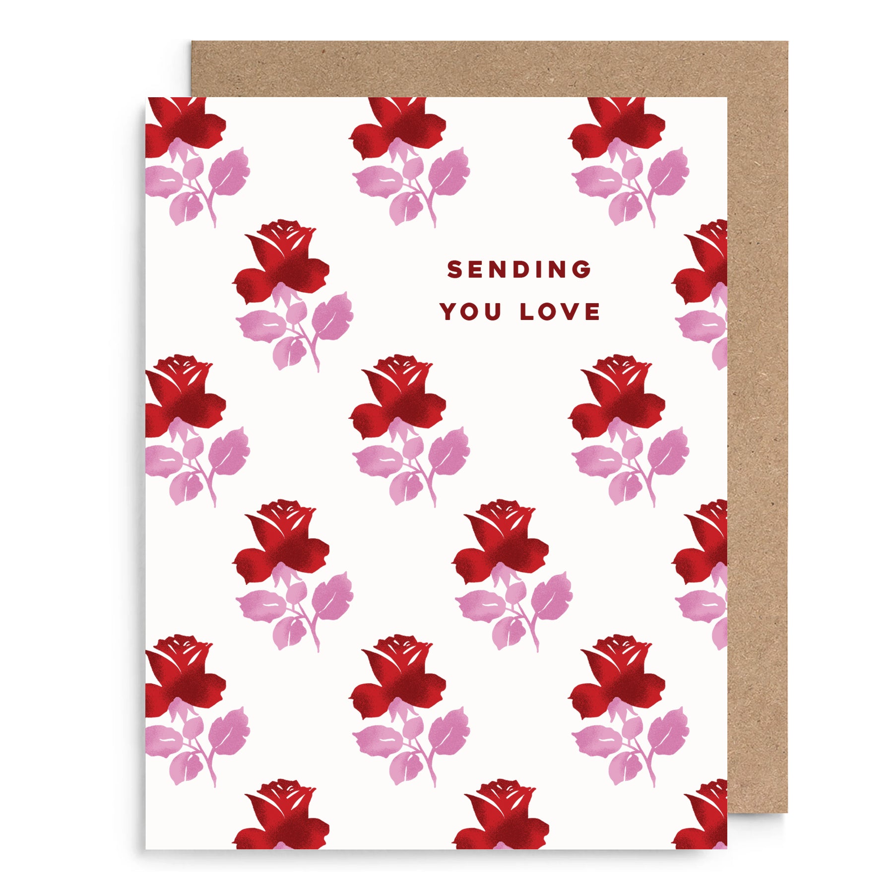 Sending Love Flower Card