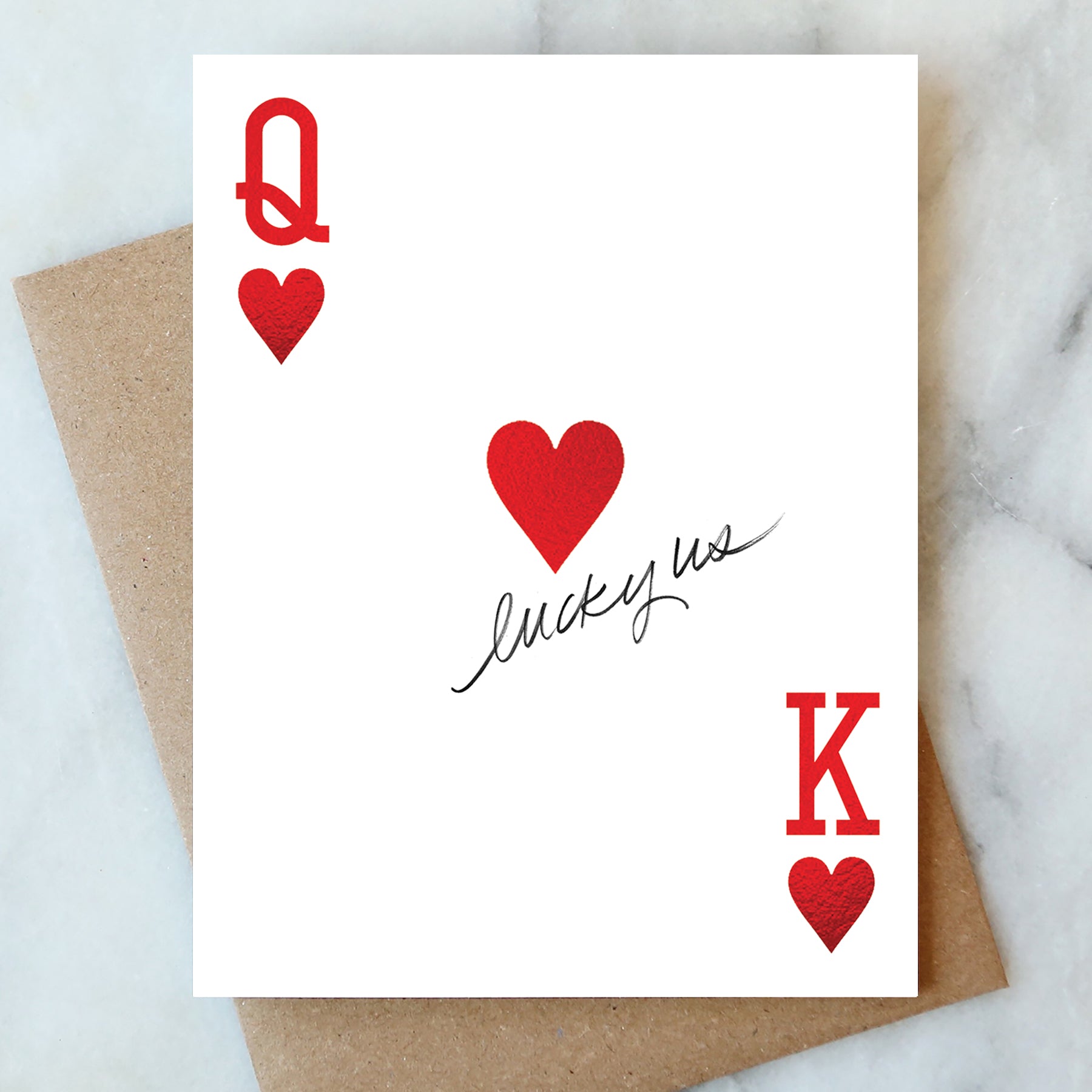 Lucky Us Love Card