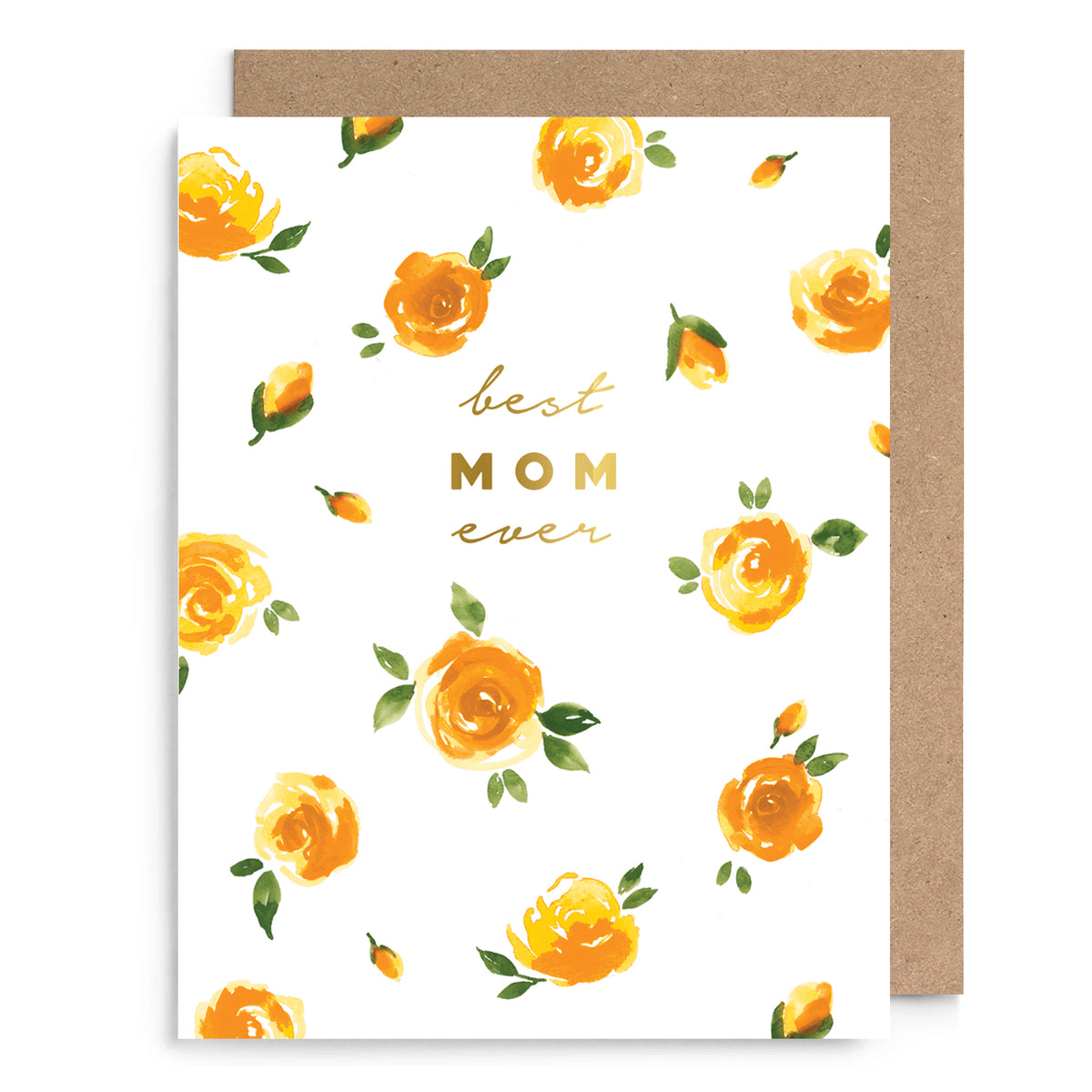 Best Mom Ever Roses Card