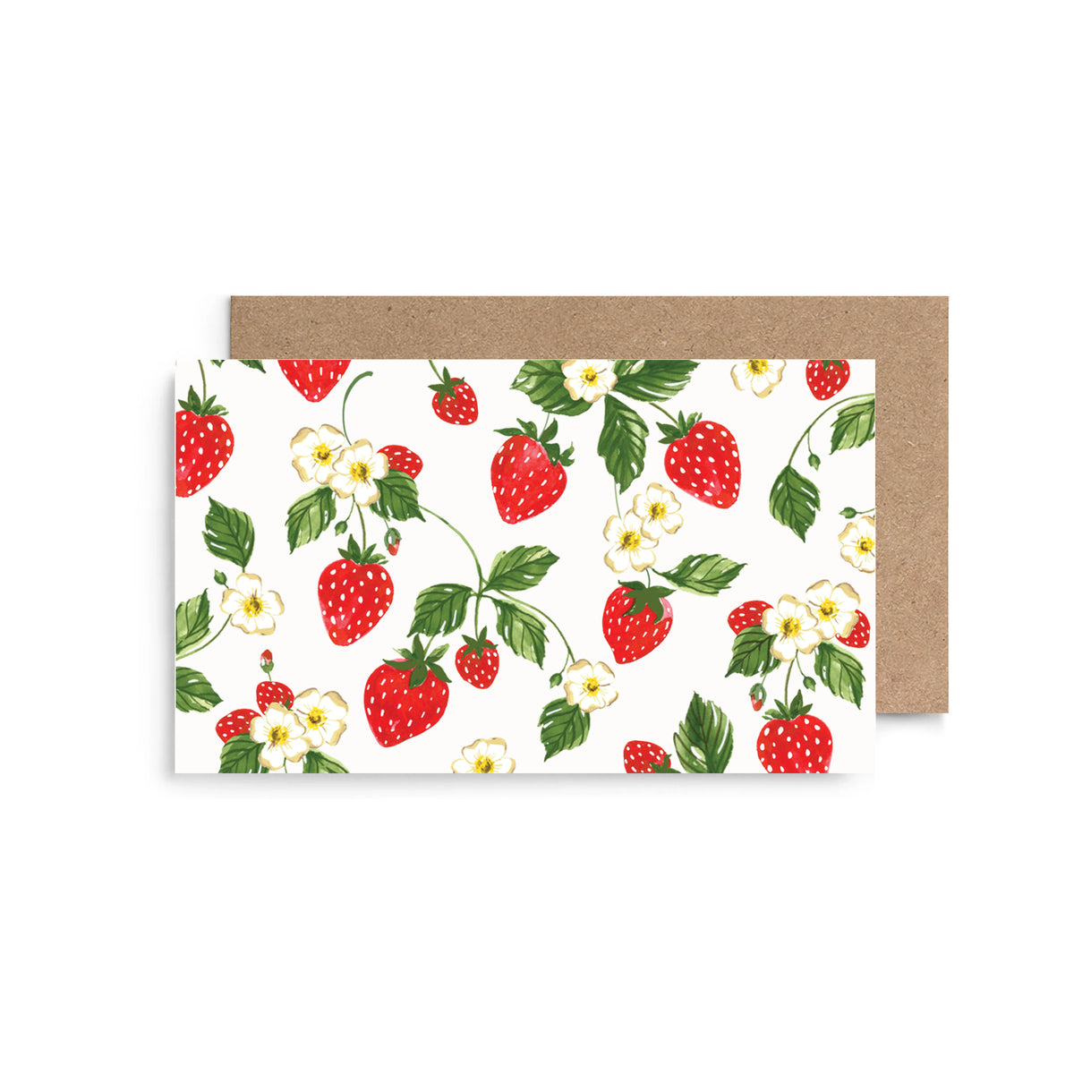 Strawberries Mini Cards- Boxed Set of 6