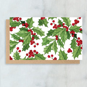 Holly Vines Mini Cards- Boxed Set of 6