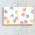 Candy Hearts Mini Cards - Boxed Set of 6