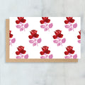 Blocked Rose Mini Cards - Boxed Set of 6
