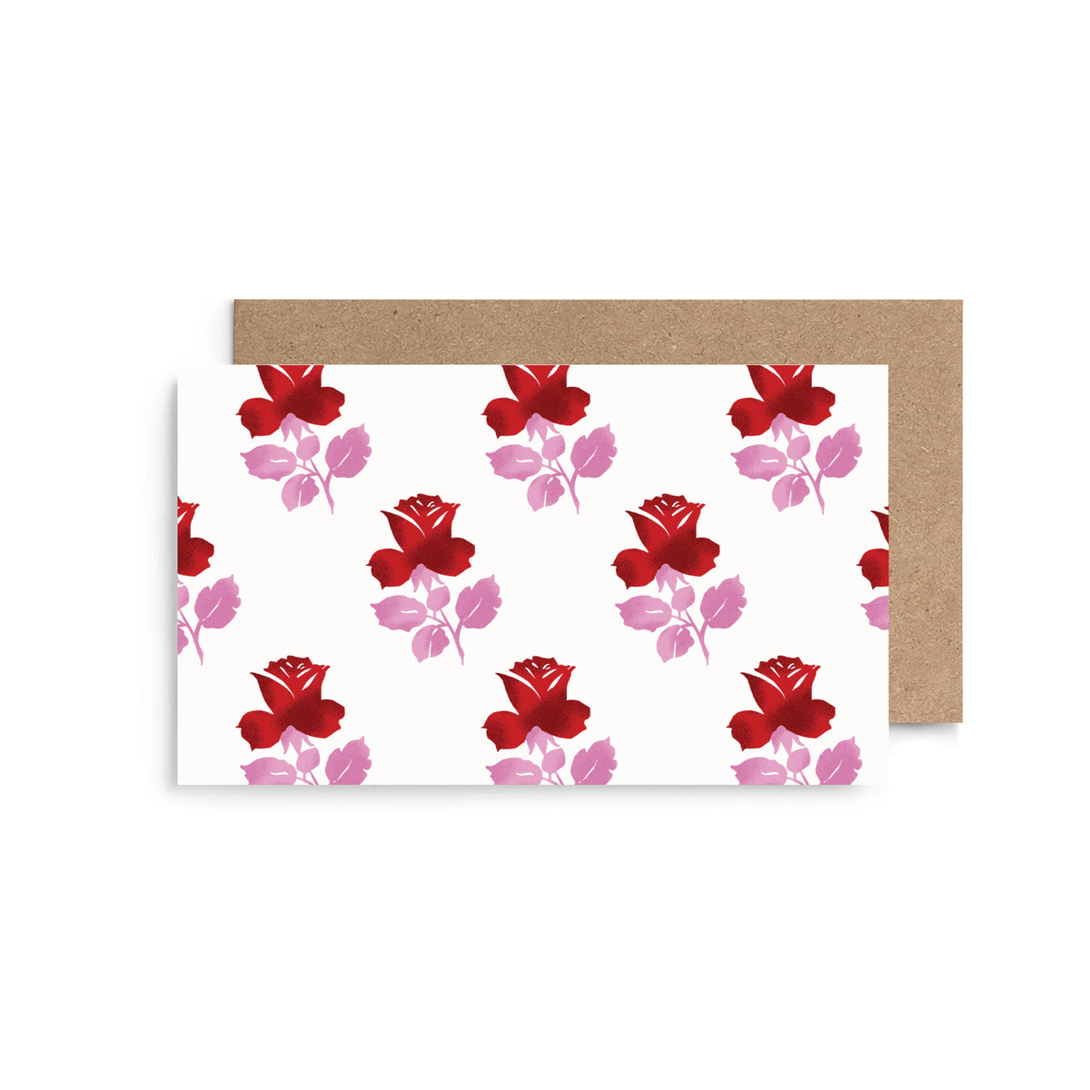 Blocked Rose Mini Cards - Boxed Set of 6