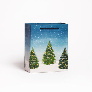 Snowy Trees Medium Gift Bag