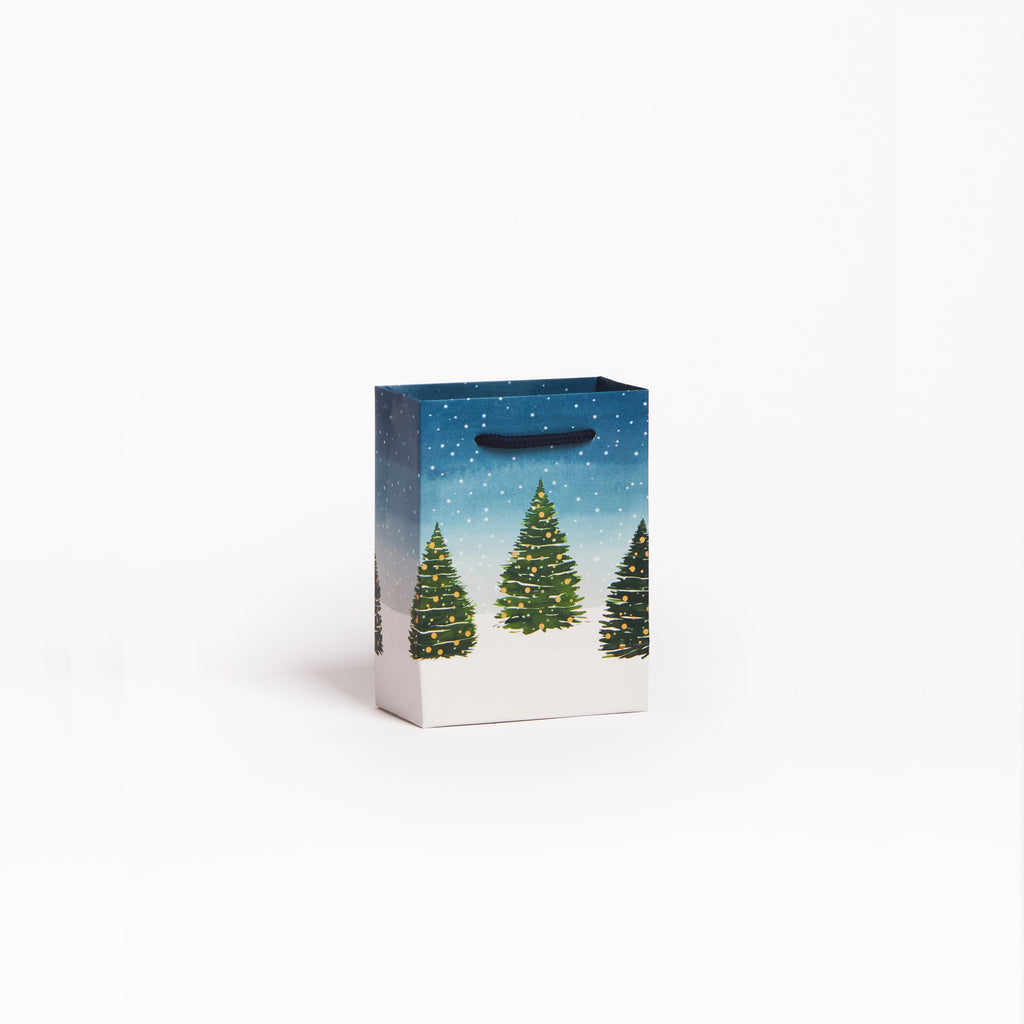Snowy Trees Small Gift Bag