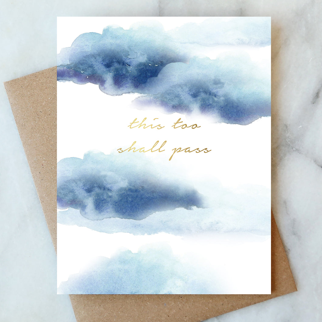 Cloudy Sympathy Card