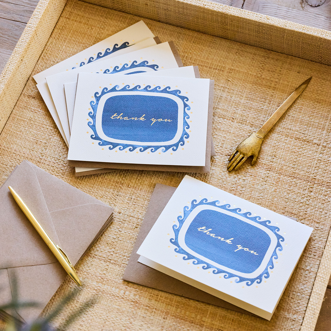 Santorini Thank You Card