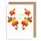 Marigold Thank You Card