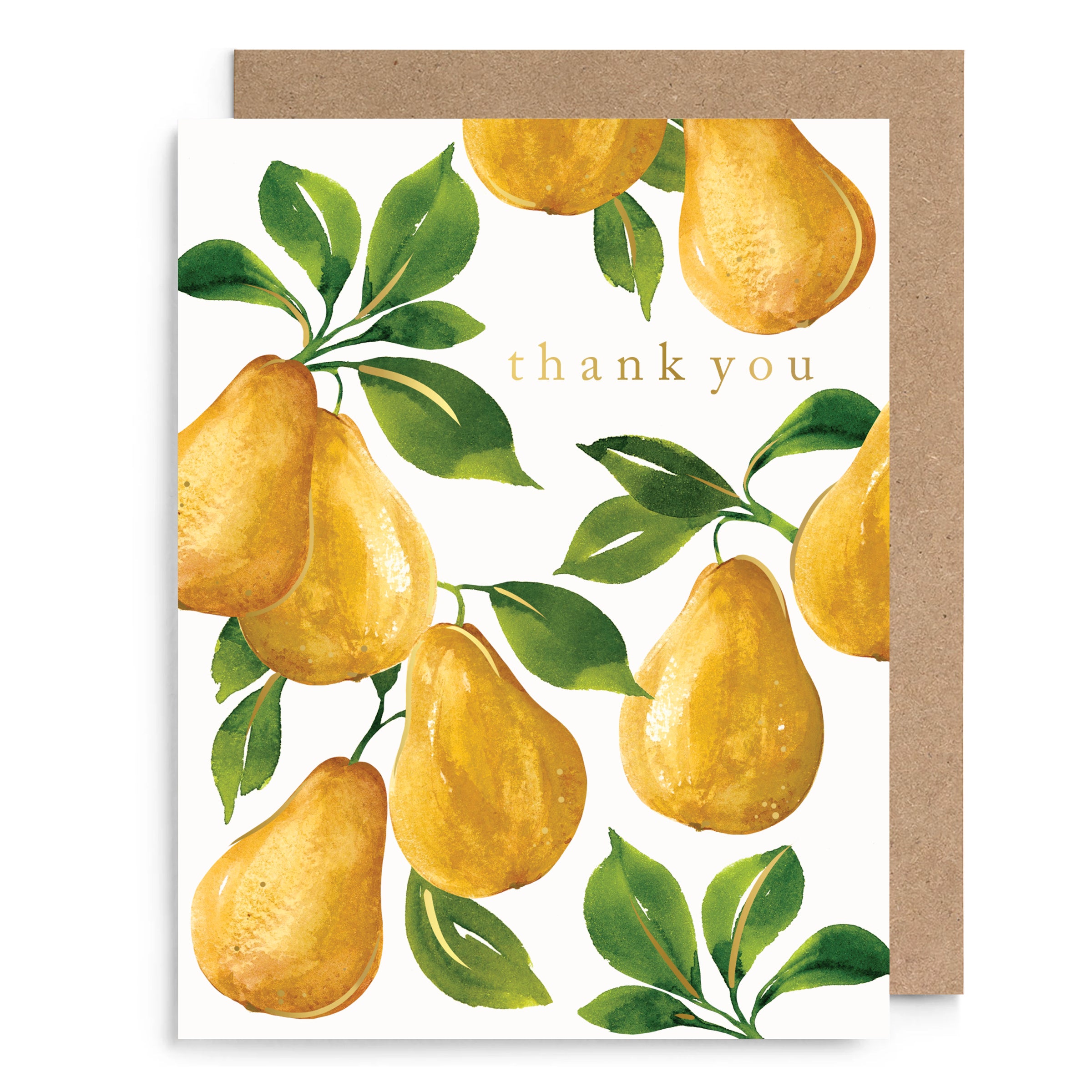 Pears Thank You Card