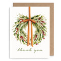 Autumn Wreath Thank You Card