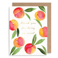 Sweet Peaches Thank You Card