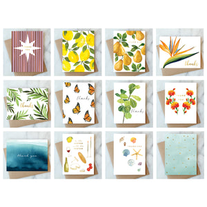 Thank You Card Variety Pack  - 12 cards
