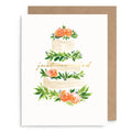 Just Married Cake Card