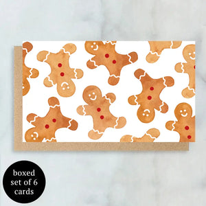 Gingerbread Mini Cards - Boxed Set of 6