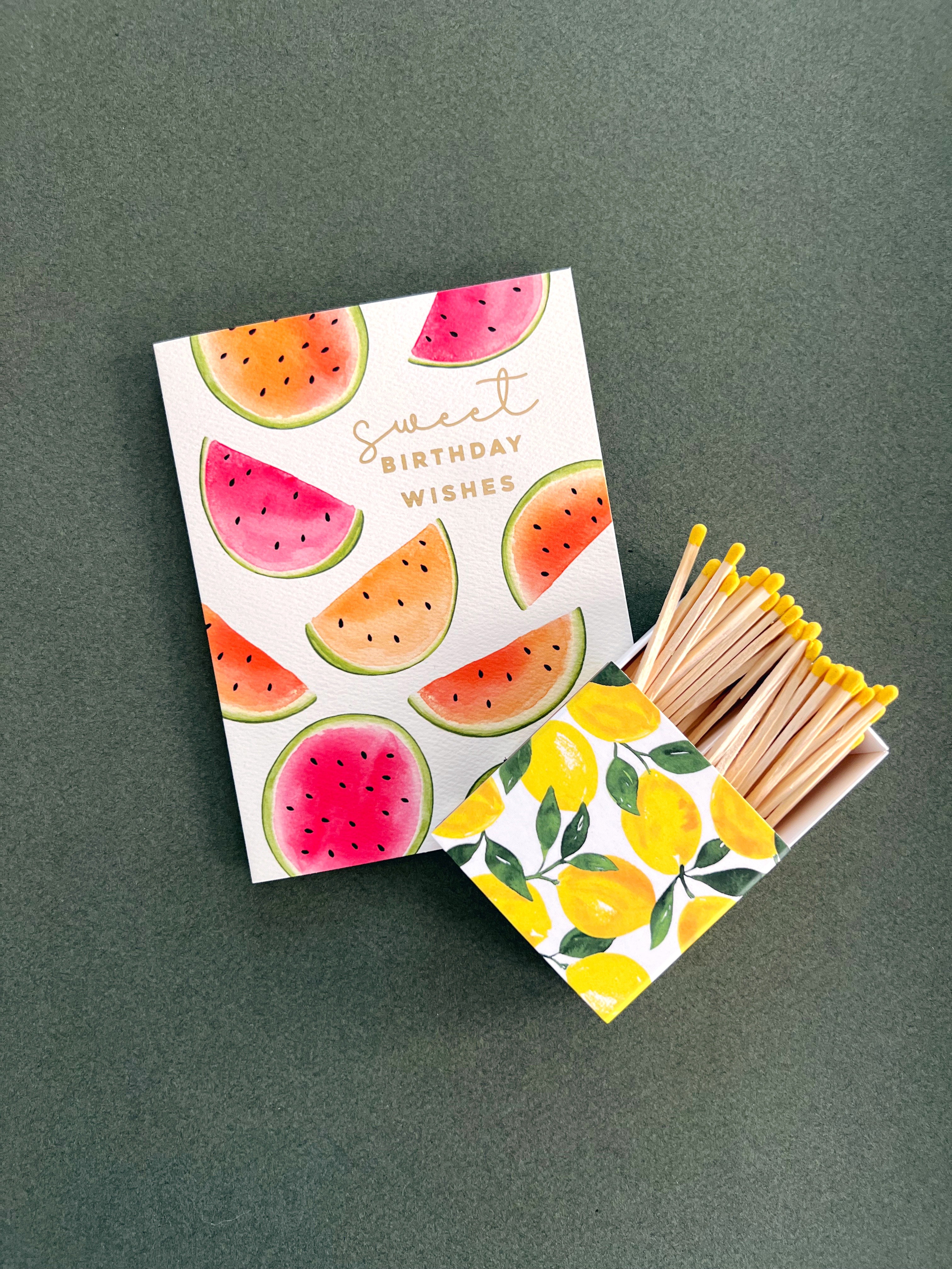 Watermelon Birthday Card