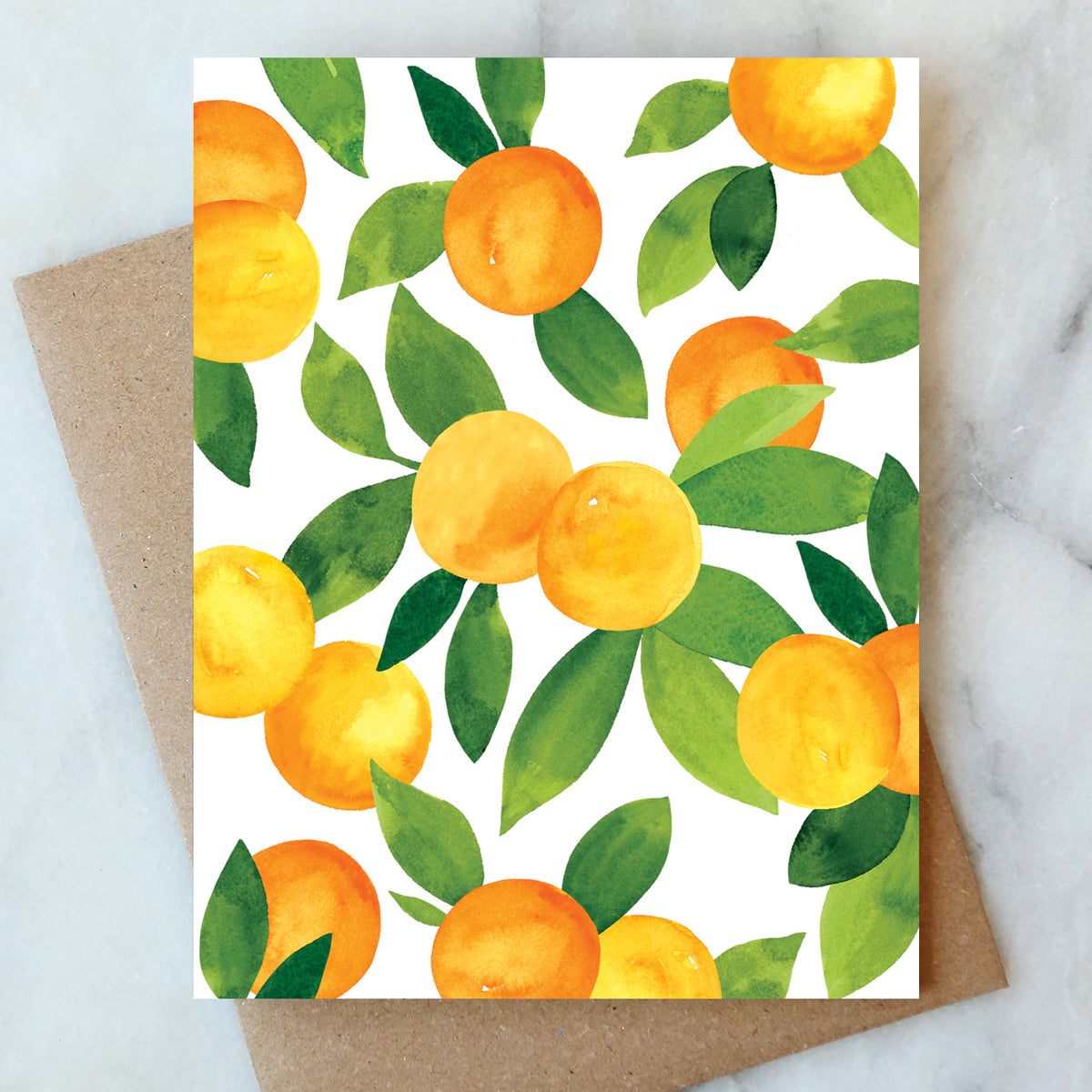 Oranges Blank Card - Box Set of 6 – Abigail Jayne Design