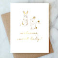 Bunnies Baby Card