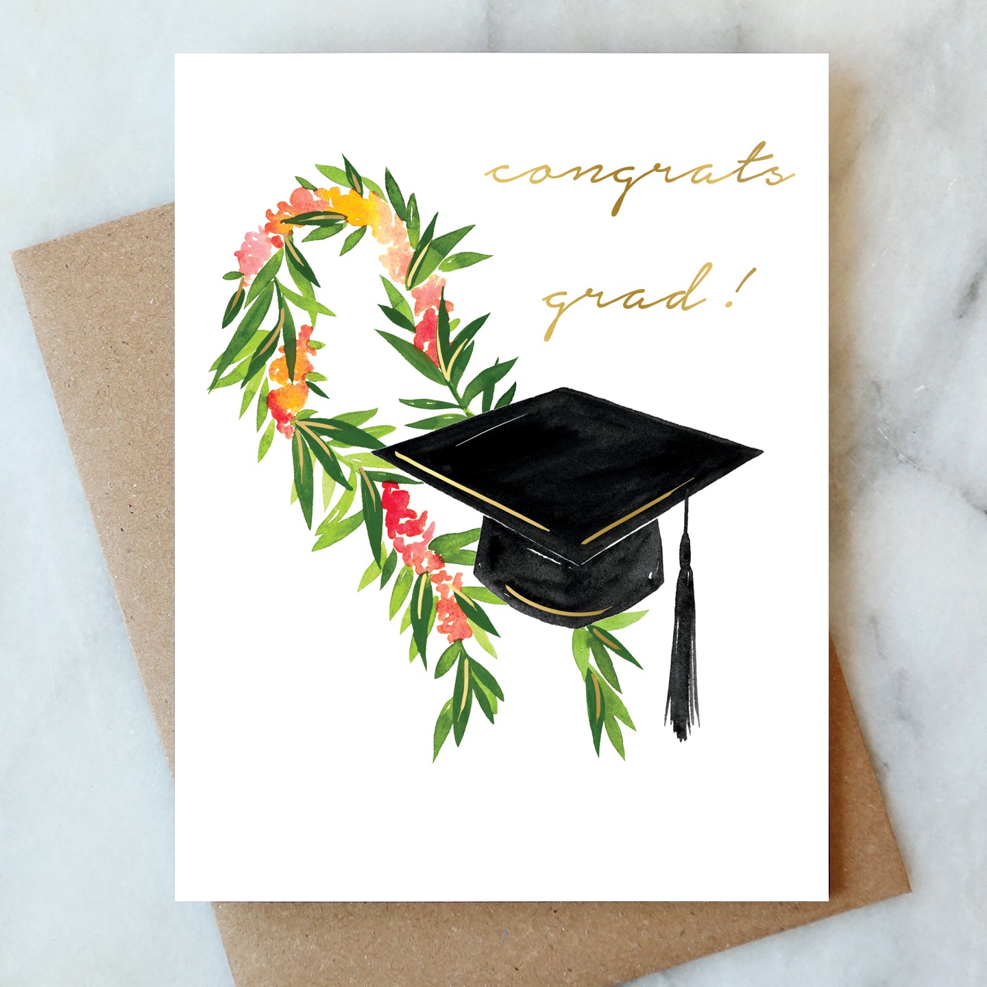 Lei Graduation Card – Abigail Jayne Design for Free Printable Congrats Graduation Cards