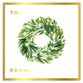 Wreath Gift Stickers - set of 10