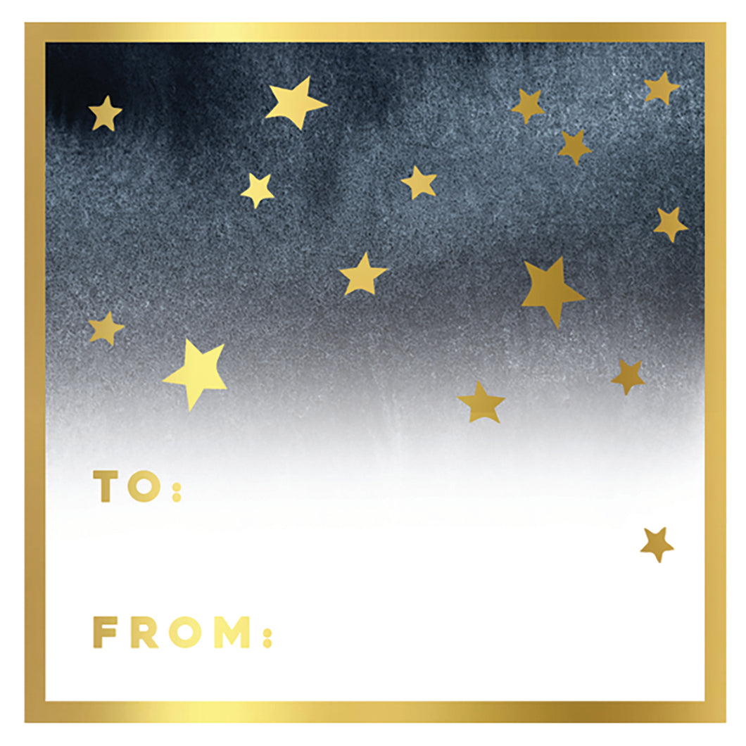 Stars Gift Stickers - set of 10