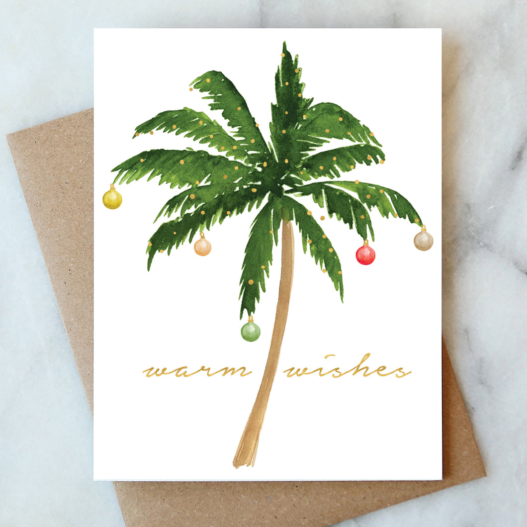 Christmas Palm Tree Card