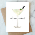 Cheers Witch Halloween Card