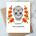 Sugar Skull Halloween Card