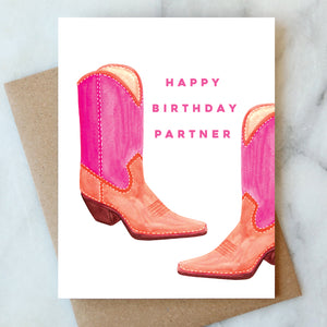 Happy Birthday Partner Card