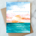 Happy Anniversary Ocean Card