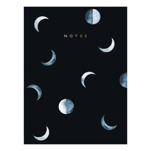 Large Moon Notebook