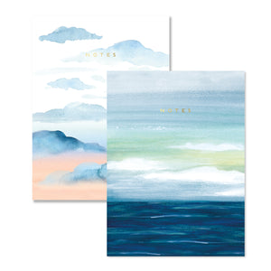 Set of 2 Large Notebooks - Calming