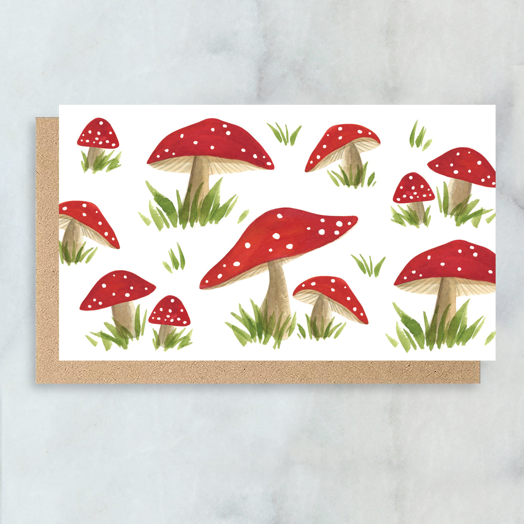 Mushroom Mini Cards- Boxed Set of 6