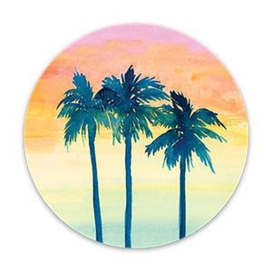 Sunset Palms Sticker