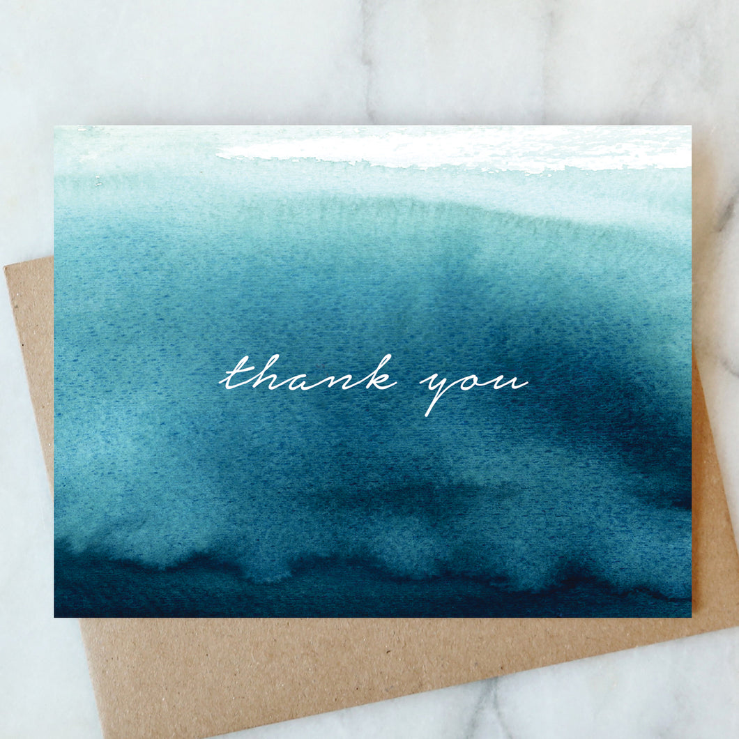 Water Thank You Card - Box Set of 6